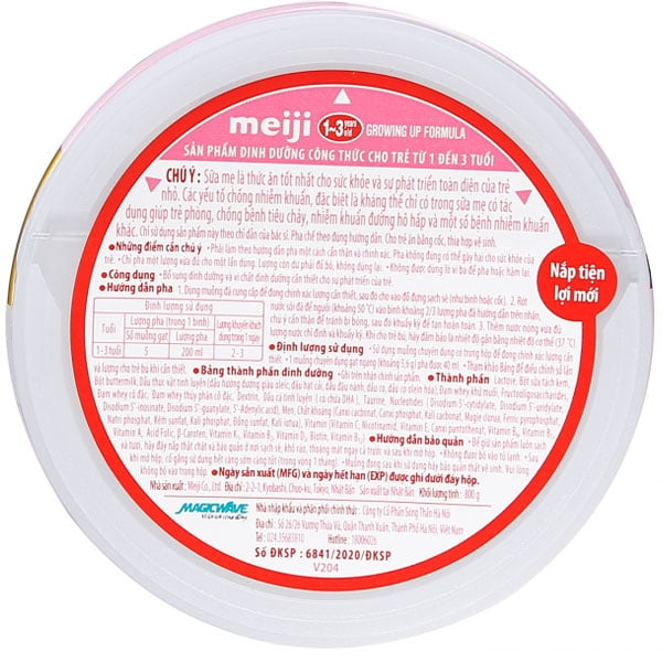 Sữa Meiji nhập khẩu số 9 lon 800g (1-3 tuổi)