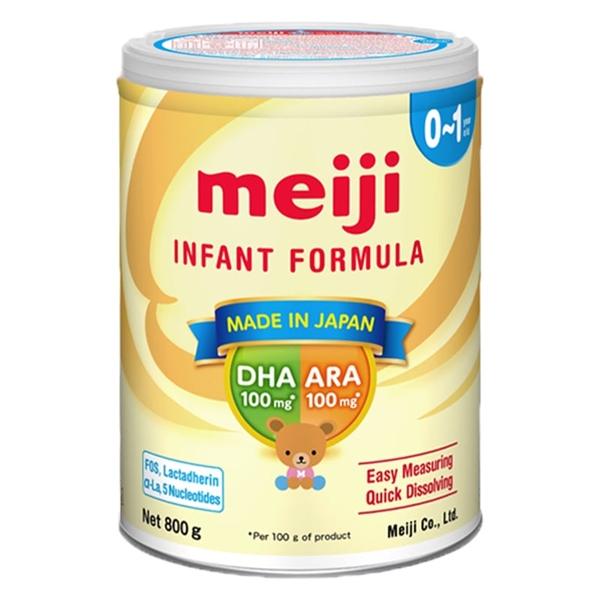 Sữa Meiji nhập khẩu số 0 800g (0 - 1 tuổi)