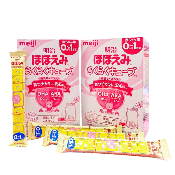 Sữa Meiji nội địa Nhật Bản dạng thanh số 0, (0 - 1 tuổi)