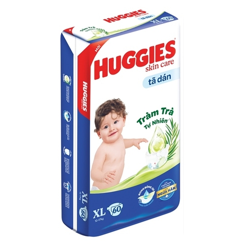 BIM Bỉm Huggies XL 60 miếng (cho bé 11 - 16kg)