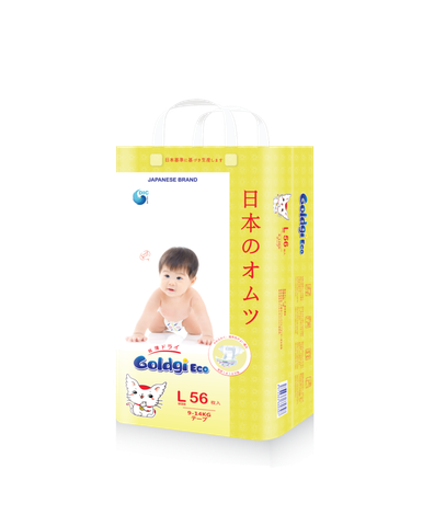 Bỉm Goldgi Eco Dán L56