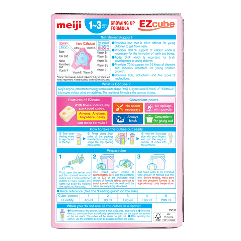 Sữa Meiji thanh nhập khẩu Growing Up Formula (1 - 3 tuổi)